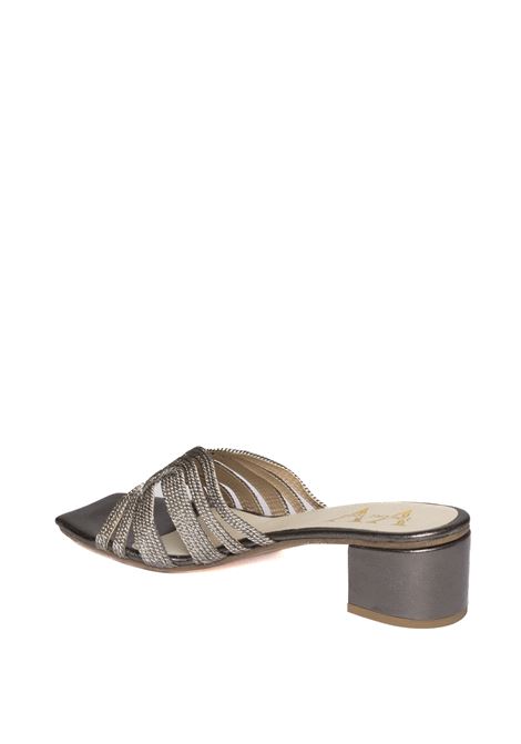 Sandalo rafia piombo VINCENT VEGA | BOLTON PTQ40RAFIA-PLOMO